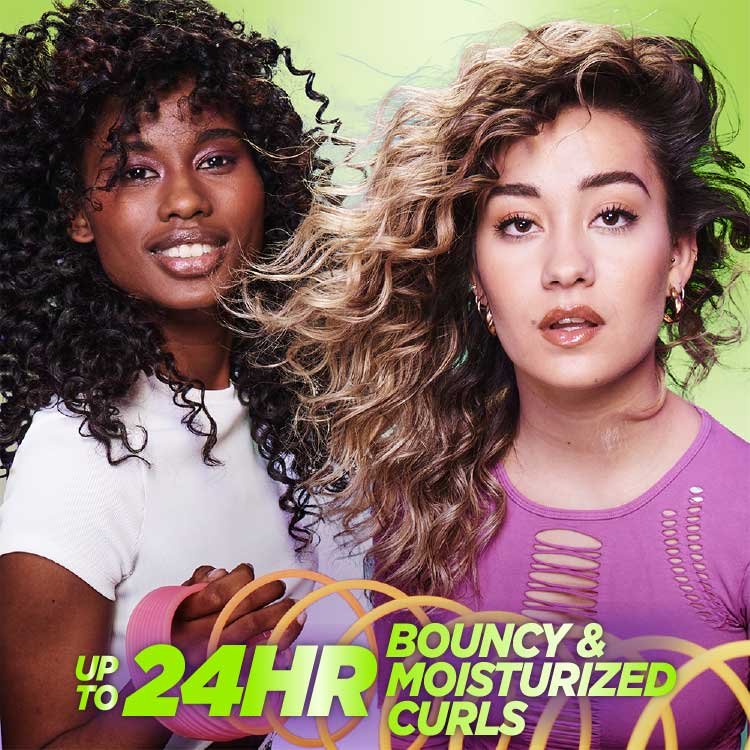 Up to 24 hours of bouncy and moisturized curls
