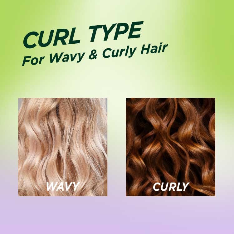 For wavy and curly hair