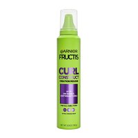 Garnier Fructis Curl Construct Creation Mousse 6.8 oz bottle: a hair styling mousse for all curl types providing up to 24H bouncy, lightweight curls and extra strong hold.