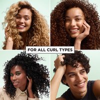 Diverse group of people showcasing different curly hair textures and styles achievable with Garnier Fructis Curl products for all curl types.