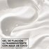 Macro texture shot of clear, smooth Garnier Fructis Curl Control Scrunching Gel with ultra-strong hold and hydrating coconut water.