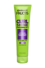 Garnier Fructis Curl Shine Conditioning Jelly 5.1 oz tube: a styling jelly for all curl types providing up to 48H moisturized shiny curls and extra strong hold.