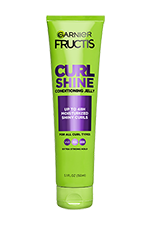 Garnier Fructis Curl Shine Conditioning Jelly 5.1 oz tube: a styling jelly for all curl types providing up to 48H moisturized shiny curls and extra strong hold.