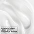 Macro texture shot of smooth, white Garnier Fructis Curl Shine Conditioning Jelly infused with coconut water for intense hair hydration.
