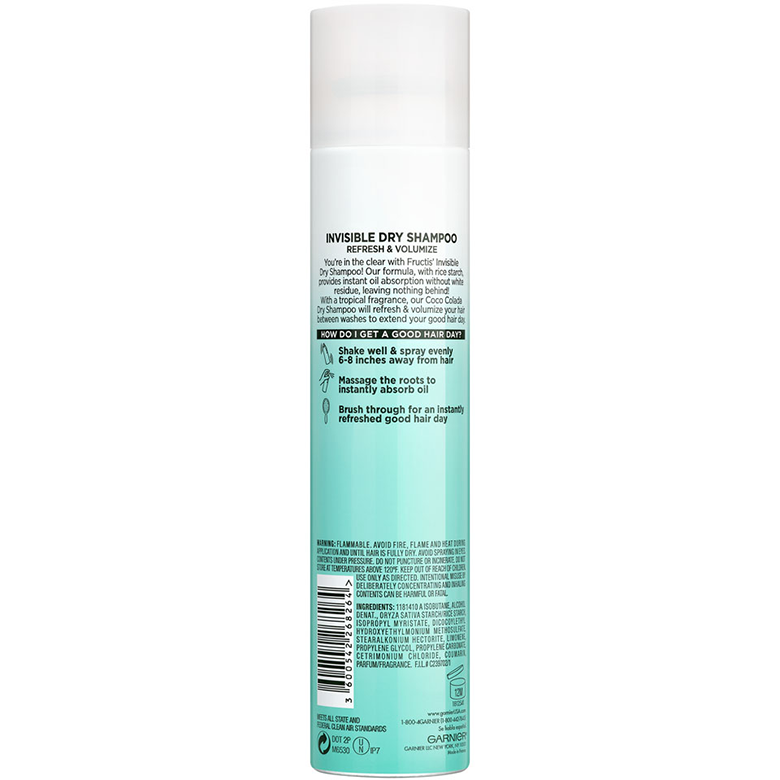 Coco Colada Invisible Dry Shampoo Garnier Fructis Style