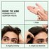 A three-step "HOW TO USE" graphic. Step 1 shows rubbing the product in hands ("1. Rub"), Step 2 shows applying it to hair ("2. Apply evenly"), and Step 3 shows final styling ("3. Style as desired").