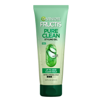 Front packaging of the Garnier Fructis Pure Clean Styling Gel.