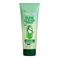 Front packaging of the Garnier Fructis Pure Clean Styling Gel.