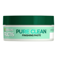 Front packaging of the Garnier Fructis Pure Clean Finishing Paste.