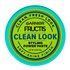 An upward visual of the product packaging of the Garnier Fructis Pure Clean Finishing Paste. Get up to 24 hours of definition with the Pure Clean Finishing Paste, infused with aloe extract.
