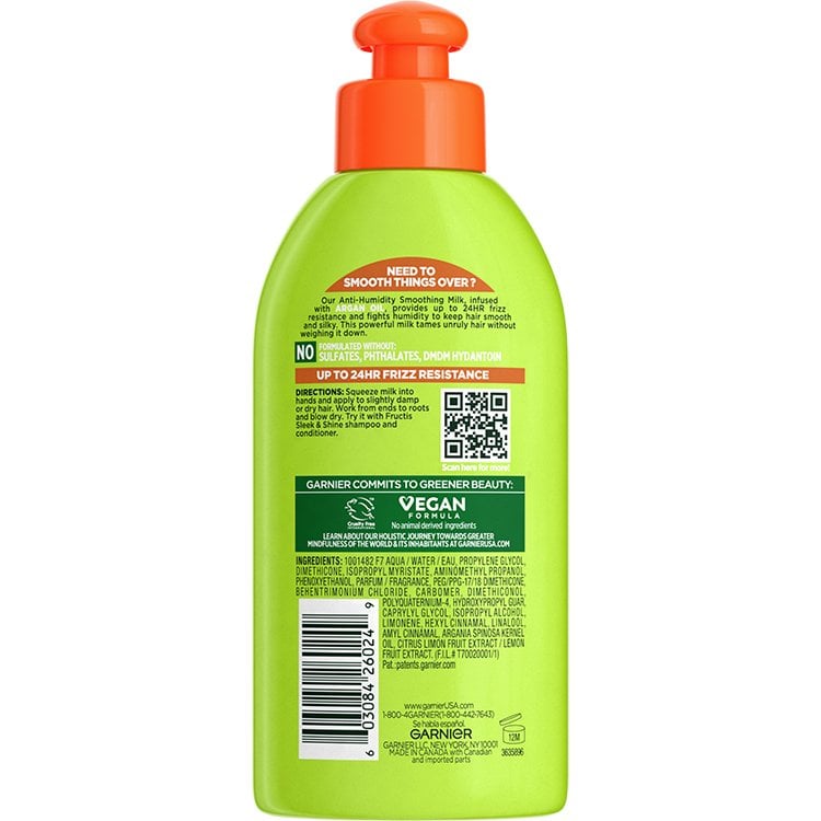 Fructis Anti-Humidity Smoothing Milk back pack image