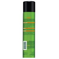 Back pack shot of Garnier Fructis Sleek & Shine hairspray.