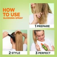 How to use Brilliantine Shine Glossing Spray: prepare, style, perfect.