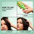 The Garnier Sleek & Shine Anti-Humidity Smoothing Milk can be applied in 3 simple steps: apply, smooth onto hair, and then style as desired.