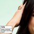 Tip for using Garnier Fructis Sky-Hi Volume Mousse: apply upwards for high reaching voluminous styles.
