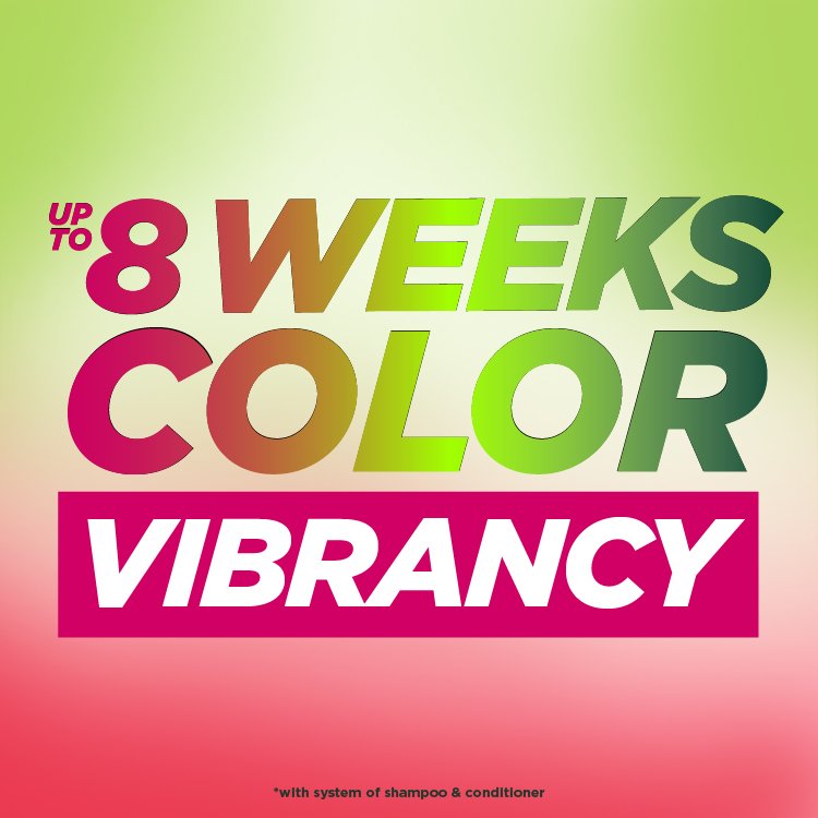 Up to 8 weeks of color vibrancy