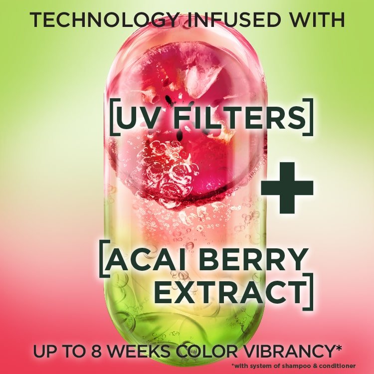 Technology infused with UV filters and acai berry extract
