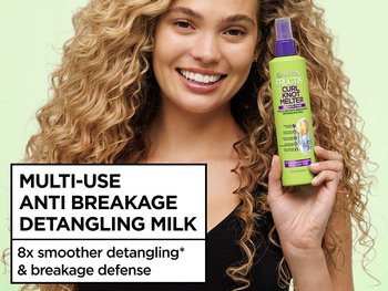 Fructis Curl Knot Melter Detangler Spray multi use anti breakage milk - Garnier