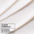 Clean hair care formula texture: macro shot of smooth, white Garnier Fructis Curl Nourish conditioner blended without sulphates, phthalates, or DMDM hydantoin.