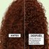 Before and after comparison of frizzy versus defined, glossy curls shows Garnier Fructis Curl Refresher delivering "up to 48 hours of moisture & bounce between washes."