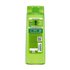 Back view of Garnier Fructis Curl Nourish Moisturizing Shampoo bottle showing full ingredient list, usage directions, and sulfate-free formula benefits for curls and coils.