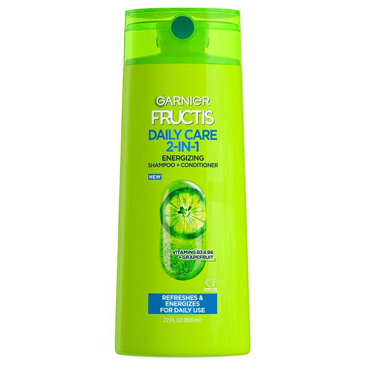 Hylde svamp frugter Shampoo y acondicionador Fructis Daily Care 2 en 1 - Garnier