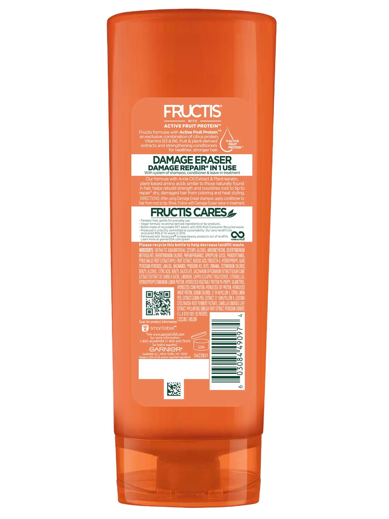 Back view of Damage Eraser Conditioner for Damaged Hair.