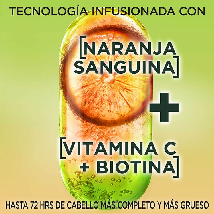 Technology infused with blood orange, vitamin c, and biotin