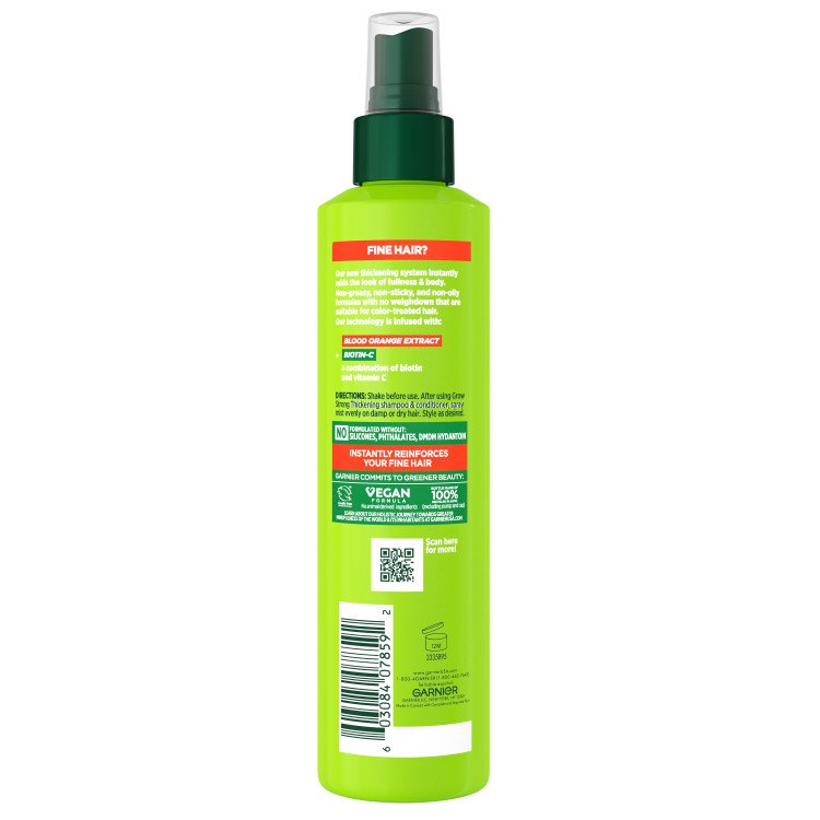 Fructis Grow Strong Thickening 10-in-1 Spray Back Pack Shot