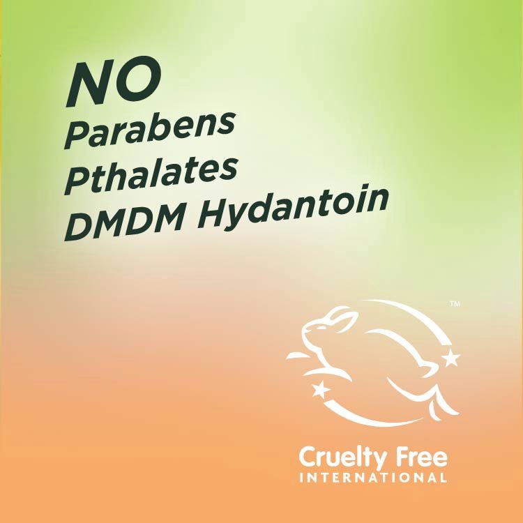 No parabens, phtalates and DMDM hydantoin