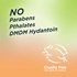 No parabens, phtalates and DMDM hydantoin