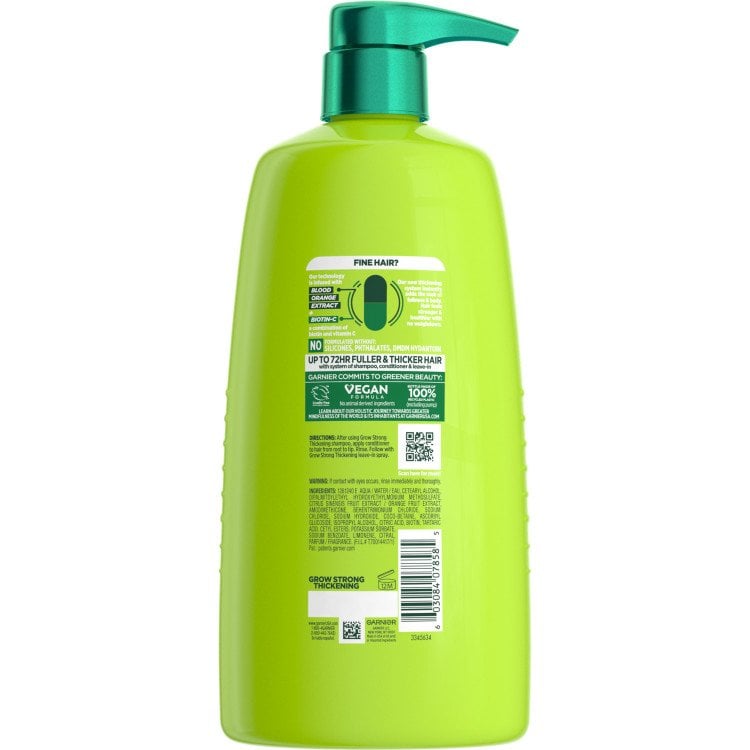 Fructis Grow Strong Thickening Conditioner Back Pack Shot