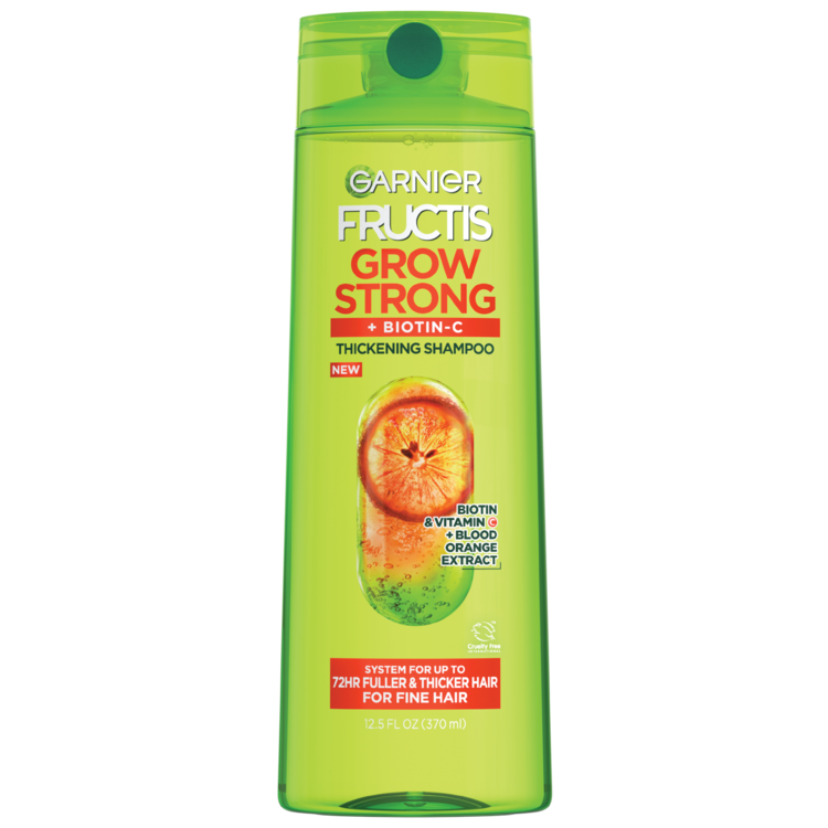 Vliegveld lever links Volume and bounce: Fructis Grow Strong Thickening Shampoo - Garnier