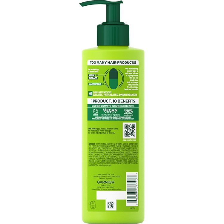 Fructis Grow Strong 10-in-1 Leave-In Treatment back view
