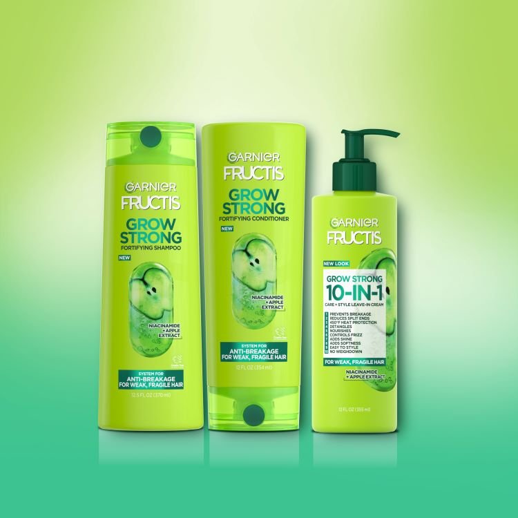Fructis Grow Strong hair care collection