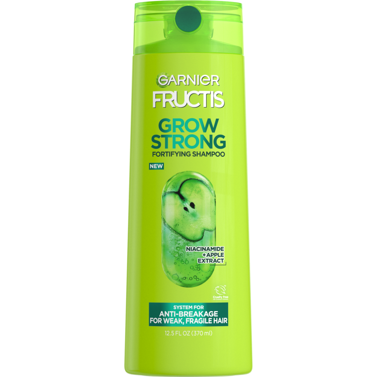 Strengthen hair with - Grow Strong Shampoo Garnier Fructis