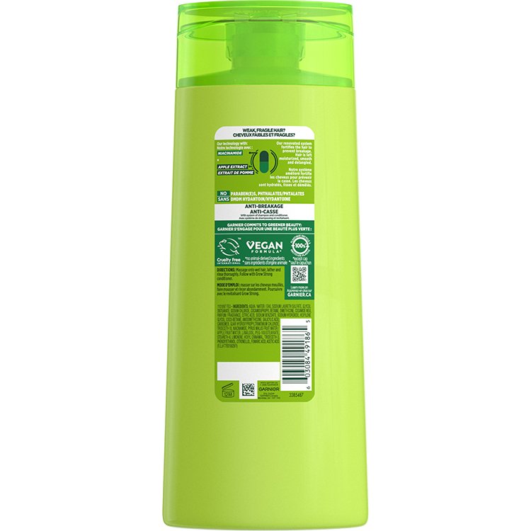 Fructis Grow Strong Shampoo Back Pack Image