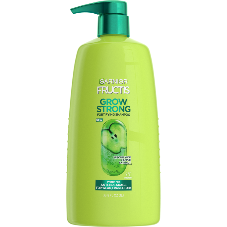 Strengthen hair with Fructis Grow Strong Shampoo - Garnier