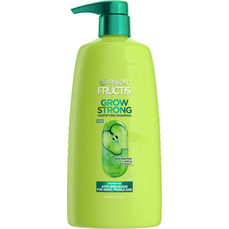 Strengthen hair with Fructis Grow Strong Shampoo - Garnier