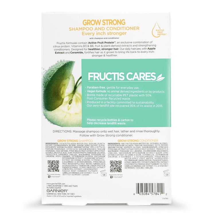 Grow Strong Shampoo & Conditioner 2 Pack back view