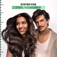 Hair Filler + Polypeptides Fullness Repair system is for thin, weak hair