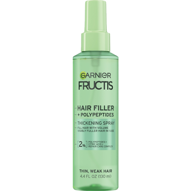 Garnier Fructis Hair Filler + Polypeptides Thickening Spray Pack Shot