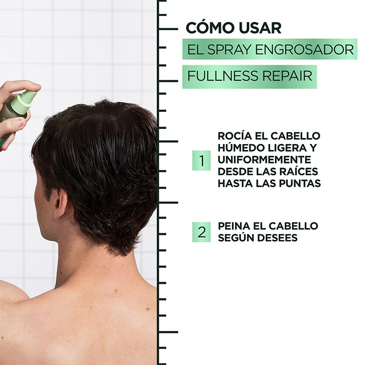 How to use Garnier Fructis Hair Filler + Polypeptides Thickening Spray