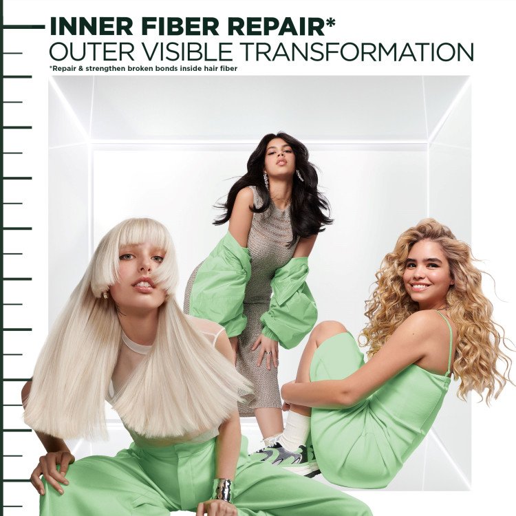 Hair Filler + Bonding Inner Fiber Repair Treatment provides inner fiber repair and outer visible transformation