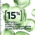 15% of peptides + citric acid bond repair complex