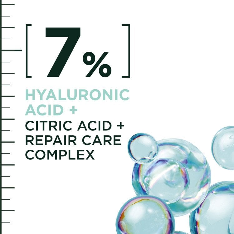 7% hyaluronic acid + citric acid + repair care complex