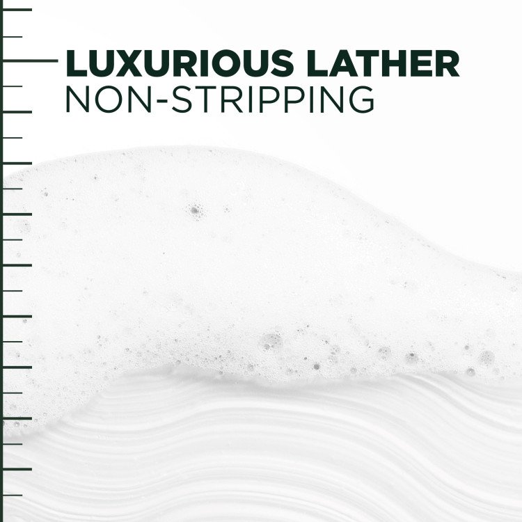 Luxurious lather, non-stripping