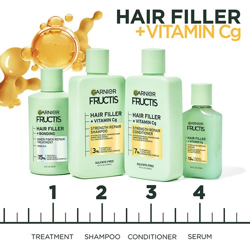 Set Shampoing + Sérum Anti-chute Graft Booster Avec Vitamines - 2x200ml - Soin Cheveux