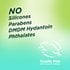 No silicones, parabens, phthalates, DMDM hydantoins