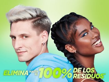 Elimina hasta el 100 % de residuos